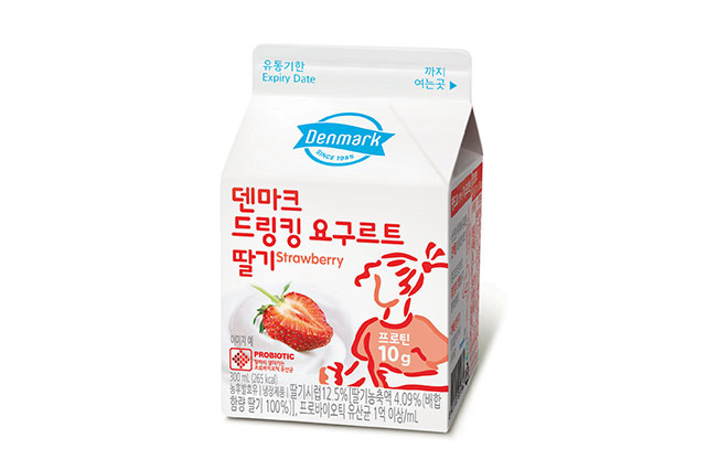 东远丹迈克草莓味乳酸菌饮料